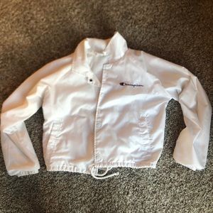 White champion wind breaker